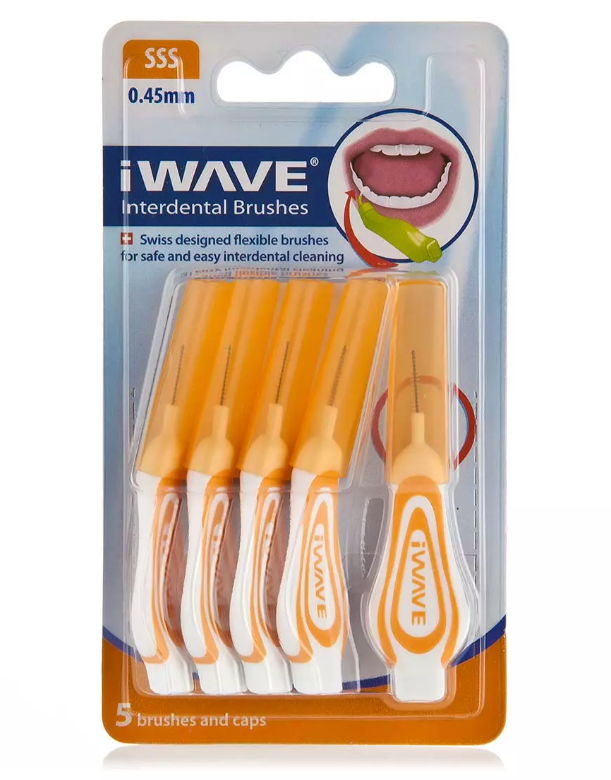 iWave Interdental Brushes 0.45mm (5 Pack)
